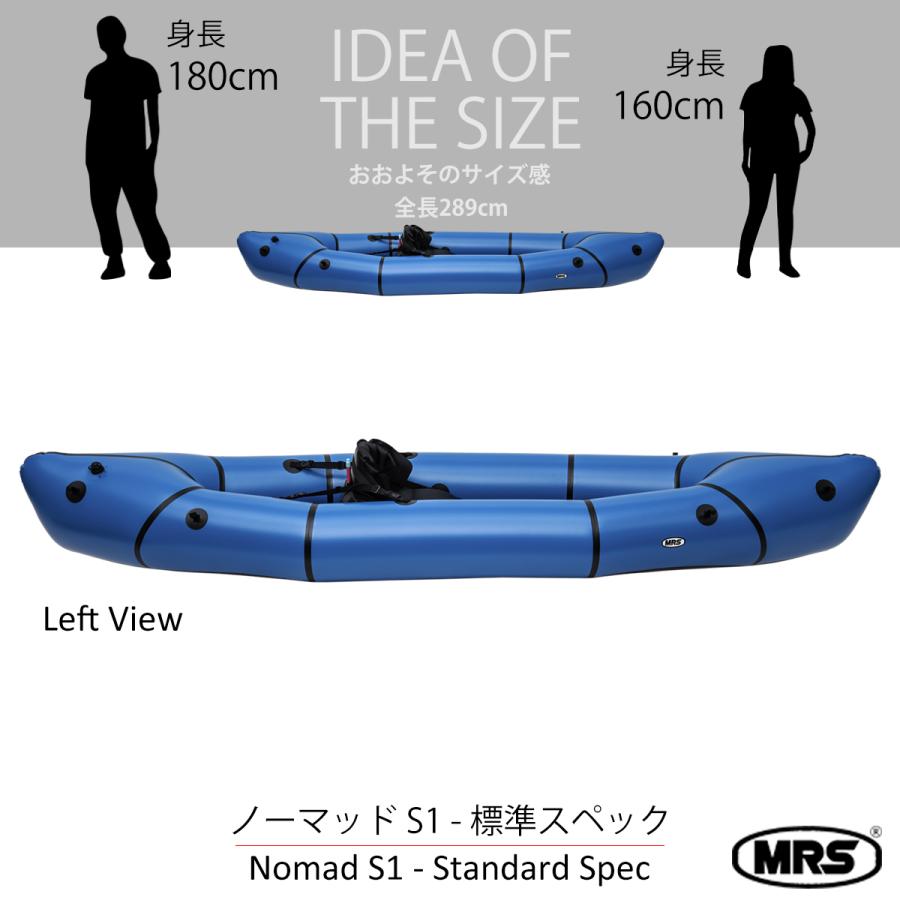 パックラフト Mrs インフレータブルボート 軽量 ボート スピード抜群 ノーマッドs1 スプレイデッキなし オープンタイプ Nomads1 本格的 1人用 折り畳み 1 Mrs Nm Kaze Store 通販 Yahoo ショッピング