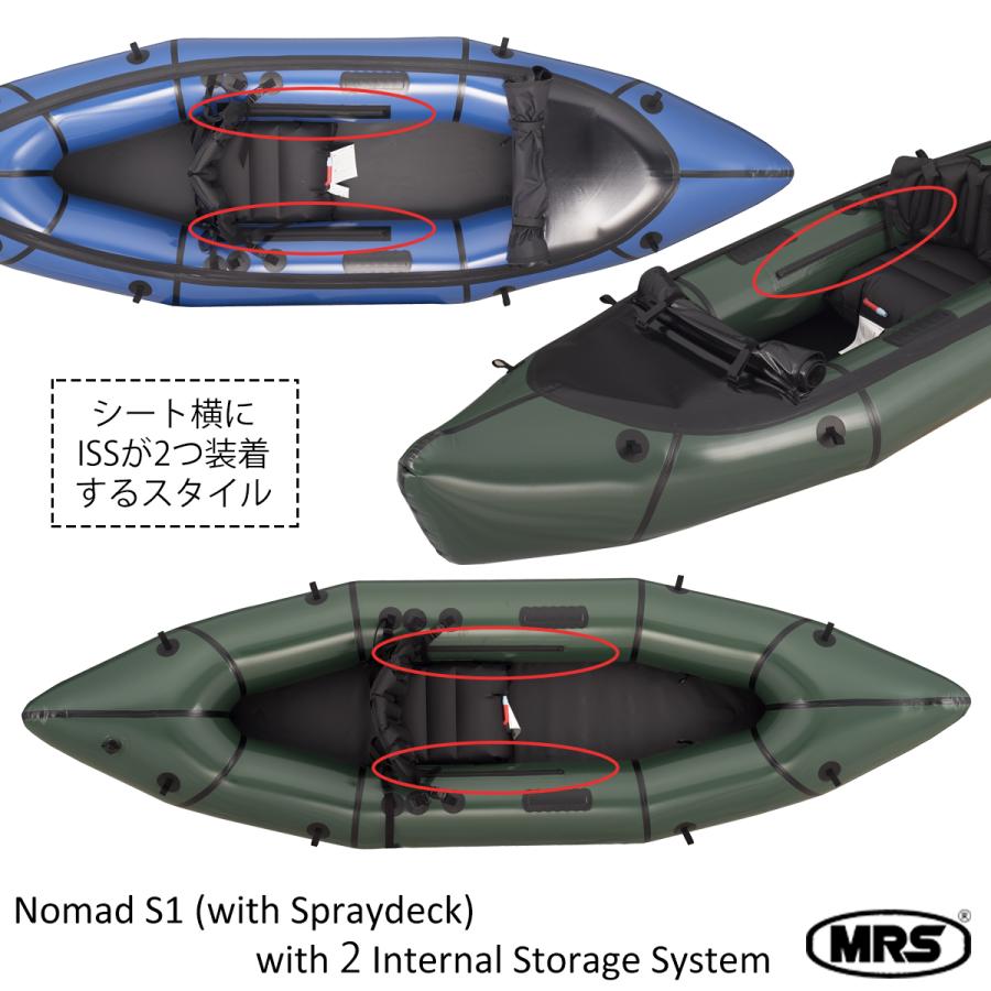船体内部 ストレージ Nomad用 2ISS Internal Storage System カスタマイズ オプション 追加 ファスナー ジッパー カーゴフライ Cargo Fly Zipperの画像