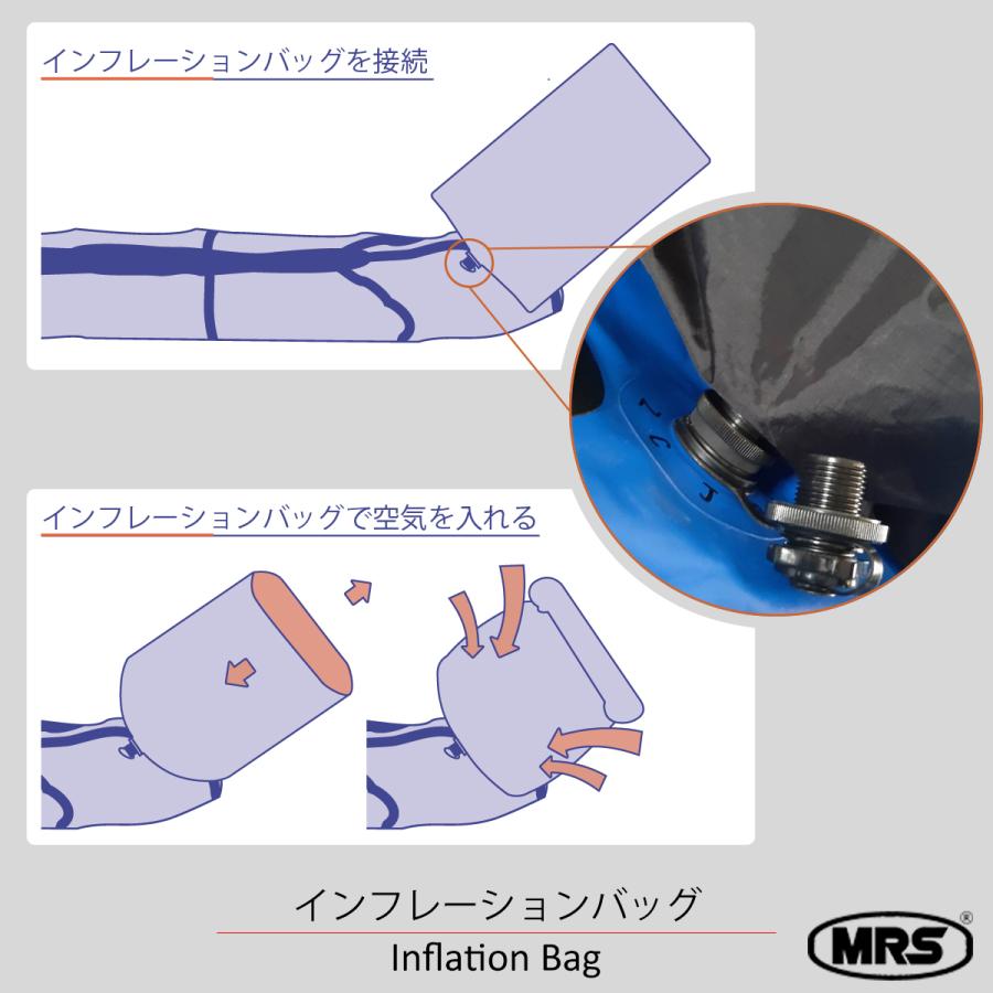 インフレーションバッグ MRS パックラフト 空気入れ 膨らまし袋 パッ