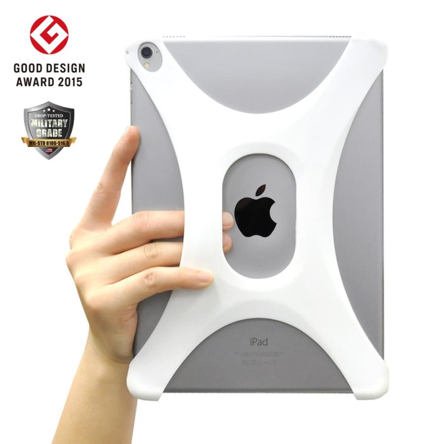 Palmo for iPad Air/Air2/Pro 9.7/iPad 2017/ White ホワイト パルモ 落下防止 耐衝撃  グッドデザイン シリコン 片手持ち ホールド ASUS ZenPad 3S 10にも対応 | 