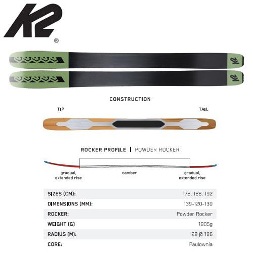 ブランド スキー板 ケーツー 22-23 K2 ディスパッチ DISPATCH 120 (板のみ) 【KUE1346300286】(48384円)