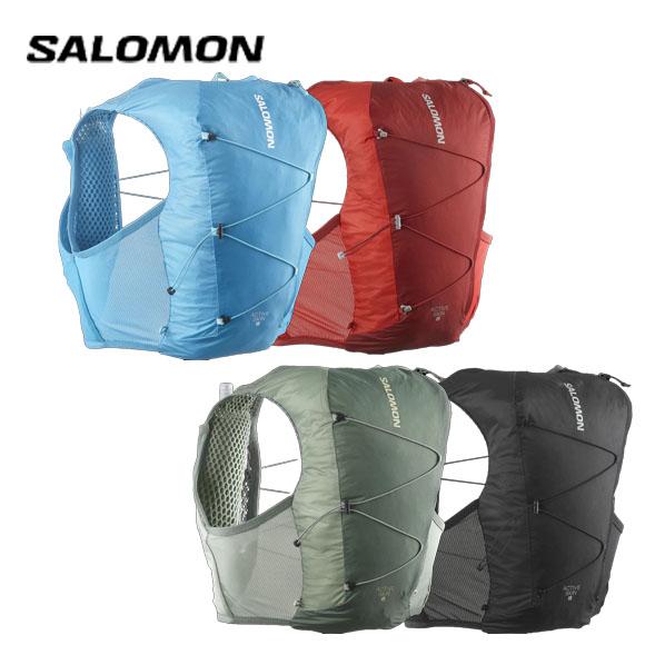 サロモン SALOMON ACTIVE SKIN 8 SET トレイルランニング バッグ[ユニ