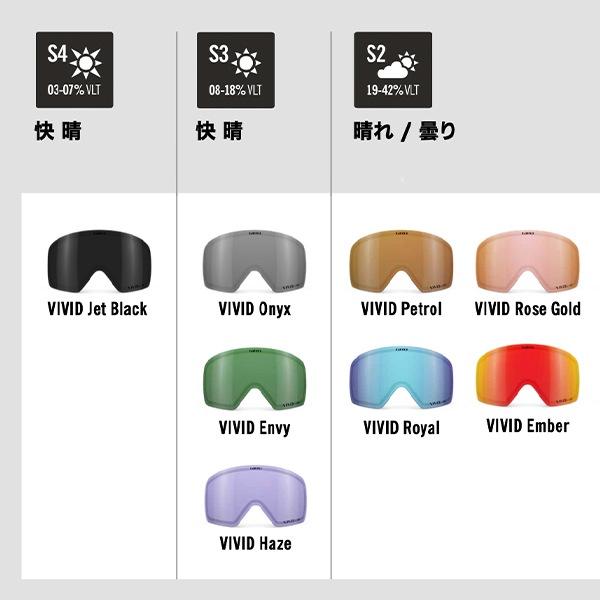 ゴーグル ジロ GIRO エラ Ella レディース VIVIDレンズ ZEISS [25/26] [2026] [ポイント15倍]