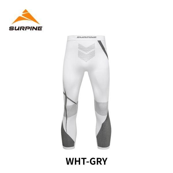 サーパイン   SURPINE メンズ ベースレイヤー WINDRUN PRO COMPRESSION \u0026 THERMAL BASELAYER BOTTOM M BLWTDM042の画像
