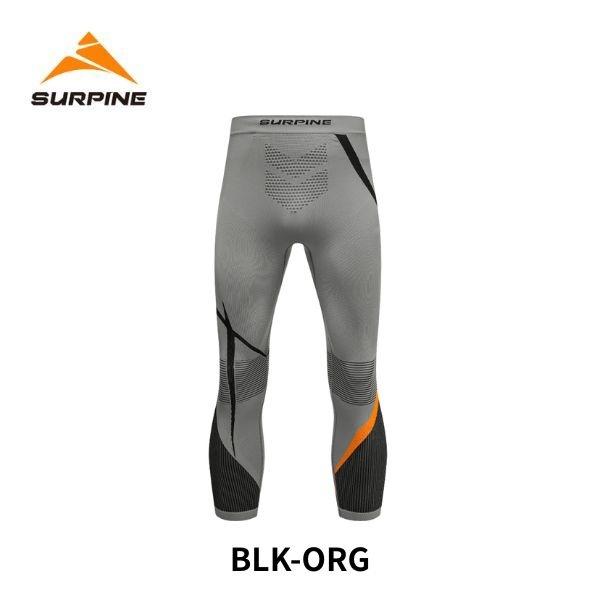 サーパイン   SURPINE メンズ ベースレイヤー WINDRUN PRO COMPRESSION \u0026 THERMAL BASELAYER BOTTOM M BLWTDM042の画像