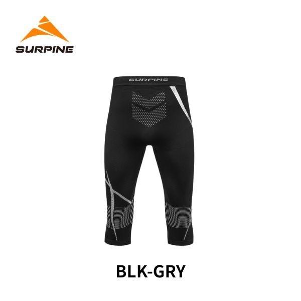 サーパイン   SURPINE メンズ ベースレイヤー WINDRUN PRO COMPRESSION \u0026 THERMAL BASELAYER 3/4 BOTTOM M 7分丈 BLWPDM043の画像