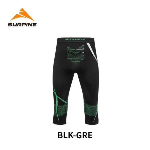 サーパイン   SURPINE メンズ ベースレイヤー WINDRUN PRO COMPRESSION \u0026 THERMAL BASELAYER 3/4 BOTTOM M 7分丈 BLWPDM043の画像