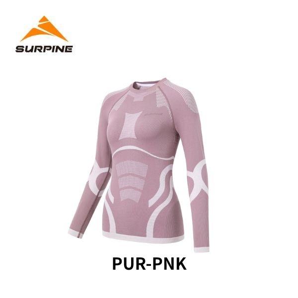 サーパイン   SURPINE レディース ベースレイヤー WICKWOOL POW MERINO WOOL BASELAYER TOP W BLWTDW050の画像