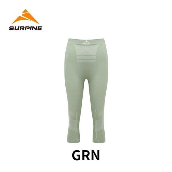 サーパイン   SURPINE レディース ベースレイヤー HEATLOCK PRO THERMAL BASELAYER 3/4 BOTTOM W BLWPDW040の画像