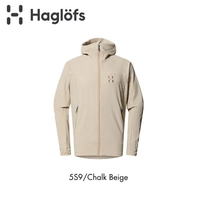 ★美品★Haglöfs ゴアテックスウェア メンズ S ベージュ HAGLOFS（ホグロフス） Haglofs Rosson Softshell Hood Men 608423