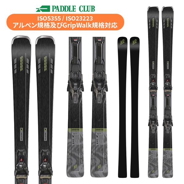 スキー板】ケーツー K2 DISRUPTION 82TI + MXCELL 12 TCx Quikclik