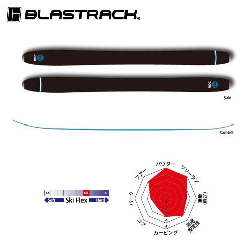【タイムセール】 スキー板 ブラストラック 22-23 BLASTRACK アールオーシー ROC 118 (板のみ) 【OCQ1602614637】(57596円)