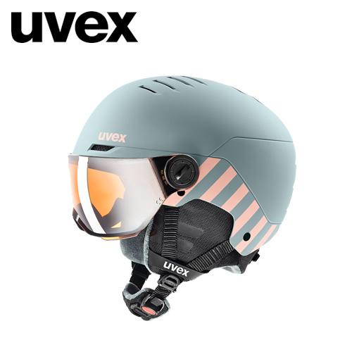 ジュニア ヘルメット ウベックス uvex ロケット バイザー ゴーグル rocket jr. visor (ライノー/ブラッシュマット