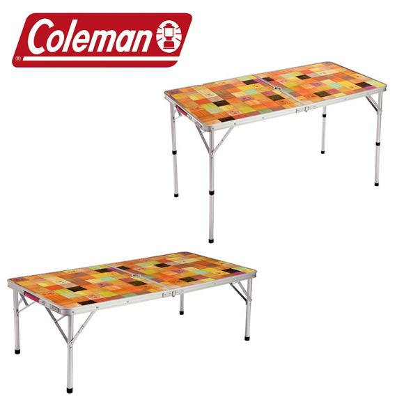 コールマン coleman ナチュラルモザイク リビングテーブル 120プラス テーブル 折りたたみ 2000026751｜paddle-sa