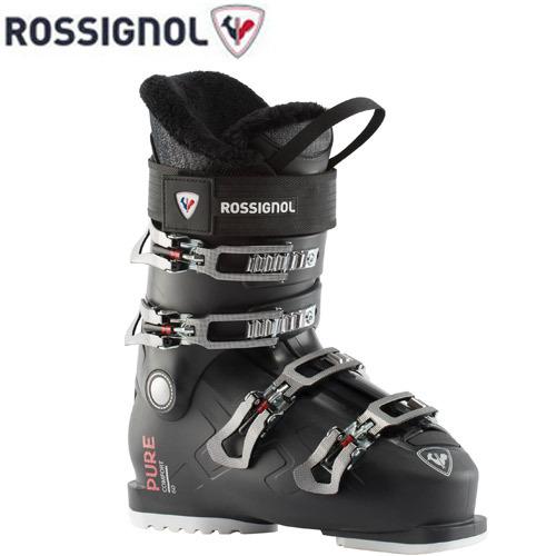 スキーブーツ ロシニョール 23-24 ROSSIGNOL レディース ピュアコンフォート60 PURE COMFORT 60 (ブラック)