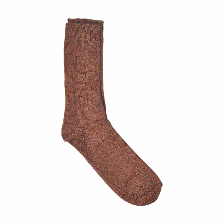 DEMOCRATIQUE SOCKS デモクラティックソックス クルーソックス靴下 CABLE KNIT SPERMELANGE ユニセックス/メンズ | DEMOCRATIQUE SOCKS | 02