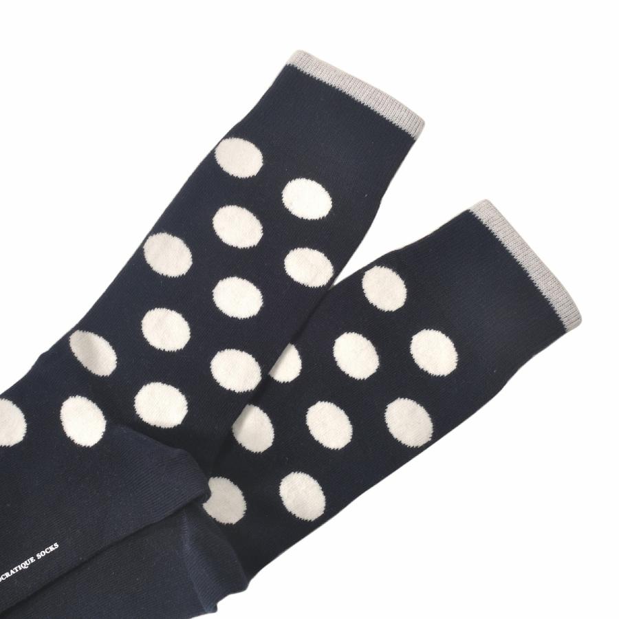 DEMOCRATIQUE SOCKS デモクラティックソックス クルーソックス水玉ドット靴下 ORIGINALS DOTCOM ユニセックス/メンズ | DEMOCRATIQUE SOCKS | 07