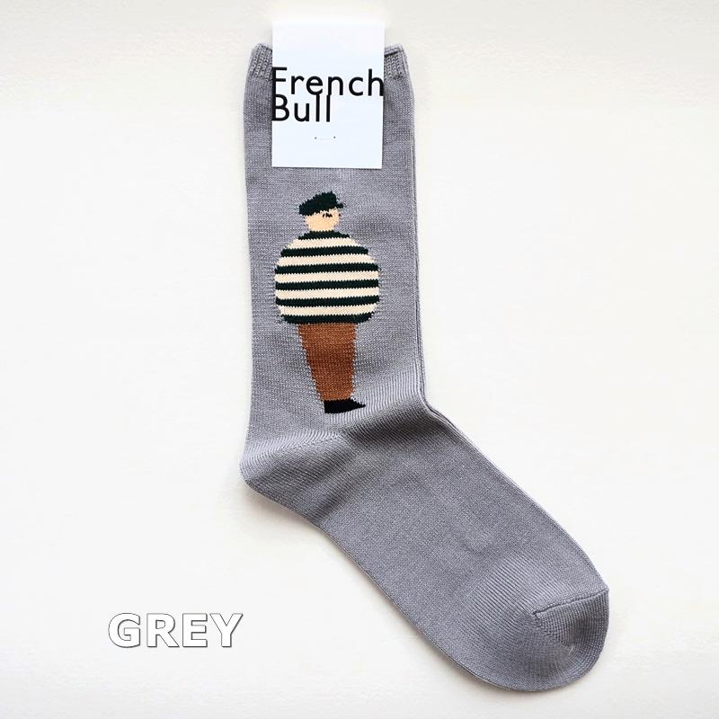 French Bull（フレンチブル） カップルソックス(全3色) 靴下