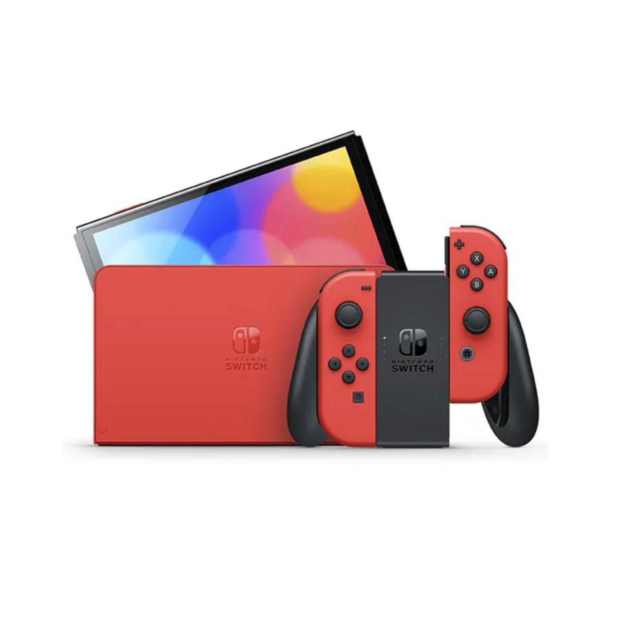 予約商品　任天堂 Nintendo Nintendo Switch（有機ELモデル） マリオレッド [Nintendo Switch本体　キャンセル不可　10／13前後の発送｜pafe88｜02