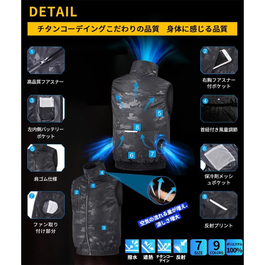 AIDAMAI2025年モデル 36V超高出力 25000mAh ファンバッテリーセット