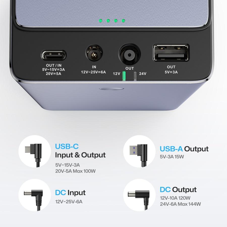 LaserPeckerパワーパックプラス モバイルバッテリー 23550mAh/181Wh 大