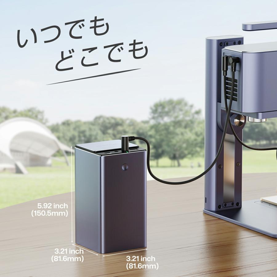 LaserPeckerパワーパックプラス モバイルバッテリー 23550mAh/181Wh 大
