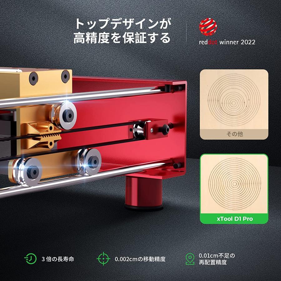 xTool D1 Pro 20W レーザー彫刻機 20Wレーザー高出力 金属に xTool D1 Pro 20W レーザー彫刻機 20Wレーザー高出力 金属に