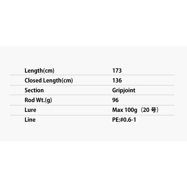 ゴーティー Goatee ケンサキライトスタイル58 OSLG-KL58B（チューブラー・ベイトモデル） パゴスオリジナル |  | 05