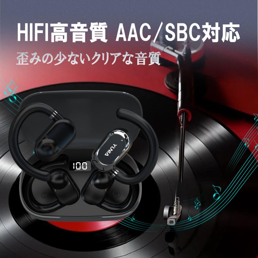 ワイヤレスイヤホン 耳掛け式 イヤホン bluetooth5.4 OWS 空気伝導イ Bluetooth5.4 オープンイヤー型 耳を塞がない クリア通話 軽量 AAC HiFi 高音質 |  | 04