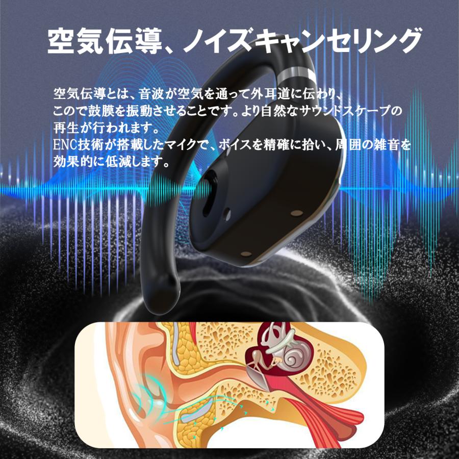 ワイヤレスイヤホン 耳掛け式 イヤホン bluetooth5.4 OWS 空気伝導イ Bluetooth5.4 オープンイヤー型 耳を塞がない クリア通話 軽量 AAC HiFi 高音質 |  | 06