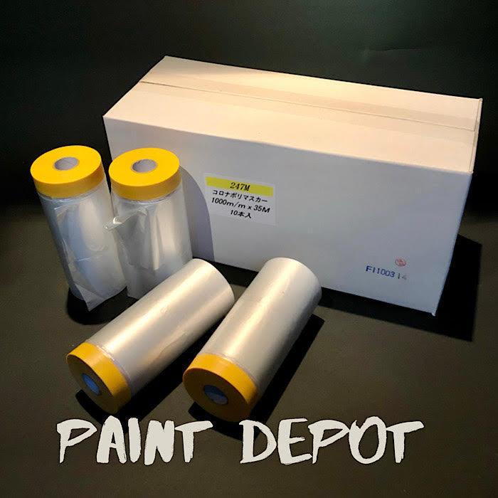 タンカルコロナマスカー 1000mmX35m 10巻入 247Mテープ仕様 : Paint