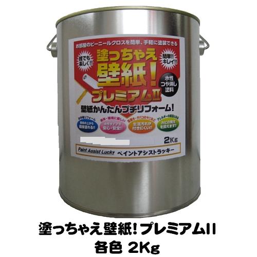 壁紙 塗り替え １液 水性 艶消し 室内 クロス 室内壁 Diy ペンキ 塗料 ２kg缶 2 ペイントアシスト ラッキー 通販 Yahoo ショッピング