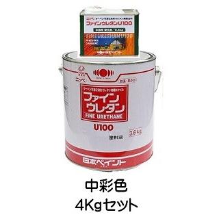 ニッペ 木部用ファインウレタンU100 日本塗料工業会中彩色