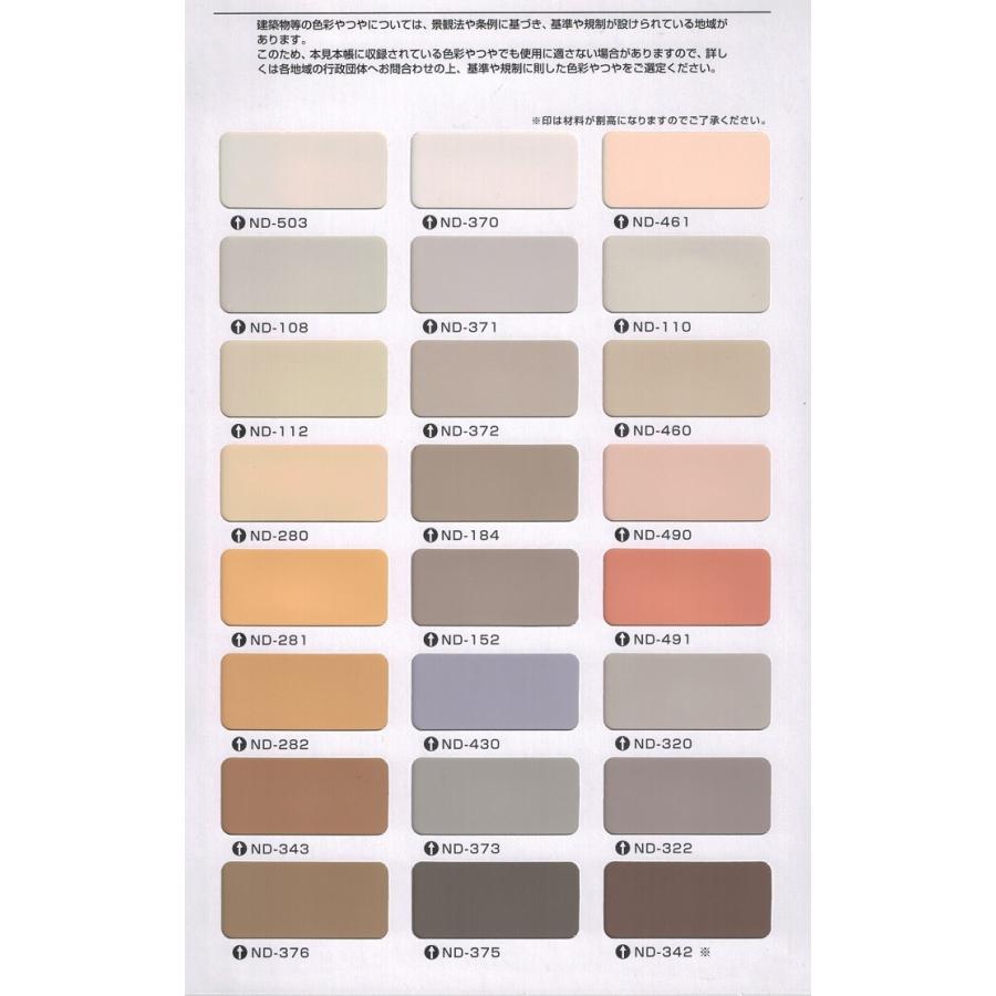 ニッペ 水性ファインSi 標準色 ND色（淡彩） 艶有り 15Kg缶/1