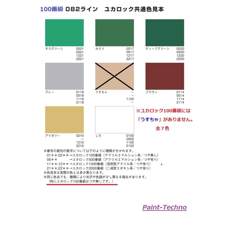 ロックペイント　ユカロック　100番級　20kg　全7色　床　塗料