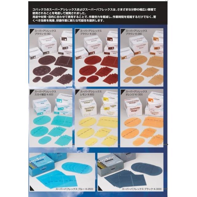 コバックス スーパーアシレックス ディスク φ125mm 穴アキ 【5枚入