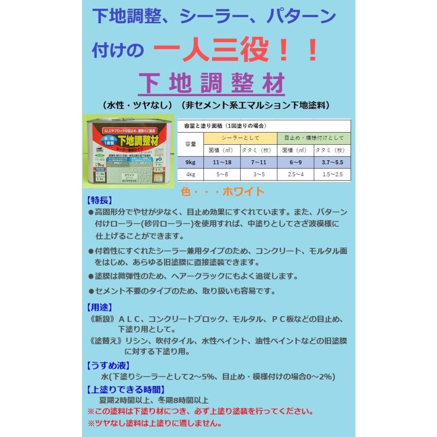 ロックペイント 下地調整材 9kg 微弾性 シーラー フィーラー パターン 砂骨ローラー 厚付け 水性 ホワイト H32 2105 9 ペイントテクノyahoo 店 通販 Yahoo ショッピング