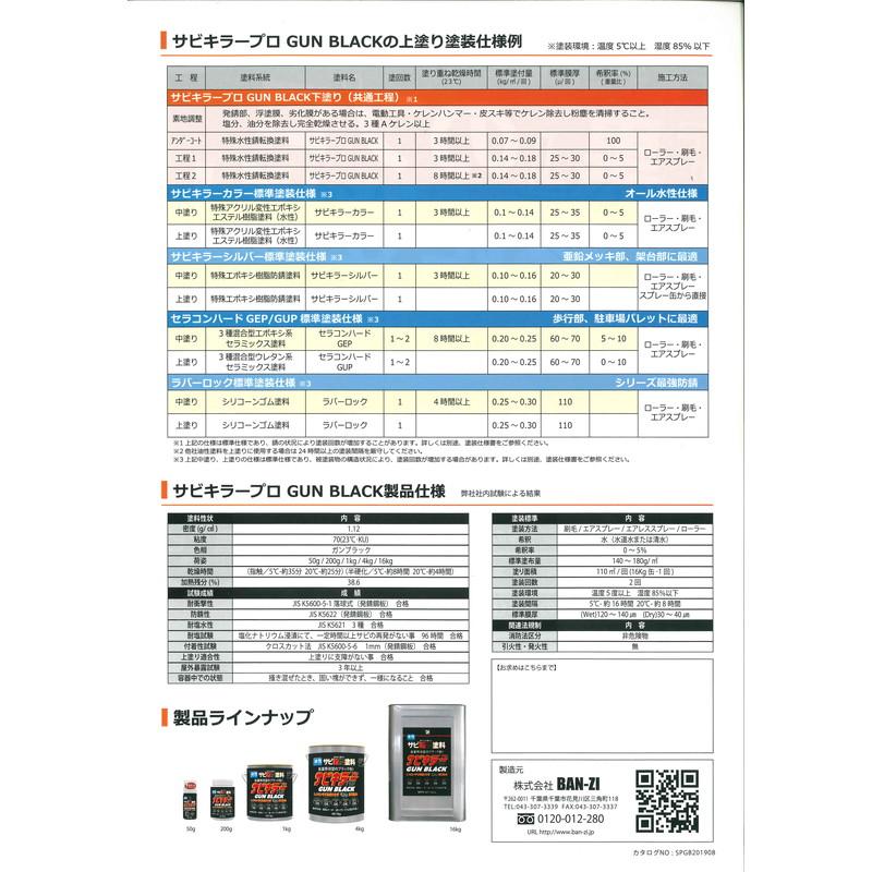 サビキラープロ　ガンブラック　16kg【BAN-ZI】_2