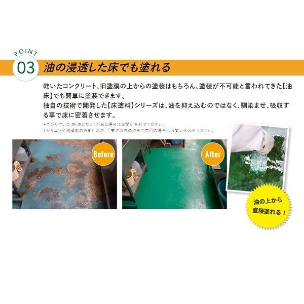 床塗料シリーズ 密着!!油まみれでも 10kgセット【染めQテクノロジィ 