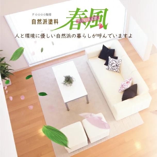 自然派塗料　春風　スタンダードカラー　＃755 イカスミ 　10.0Ｌ