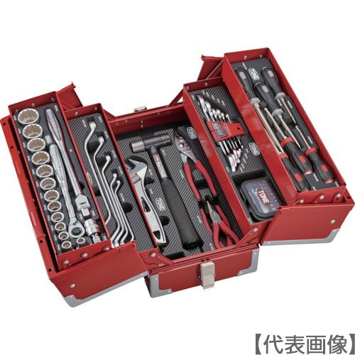 サターン３ウルトラ および 塗料・工具セット TONE 整備用工具セット ツールセット （レッド仕様） 間口433