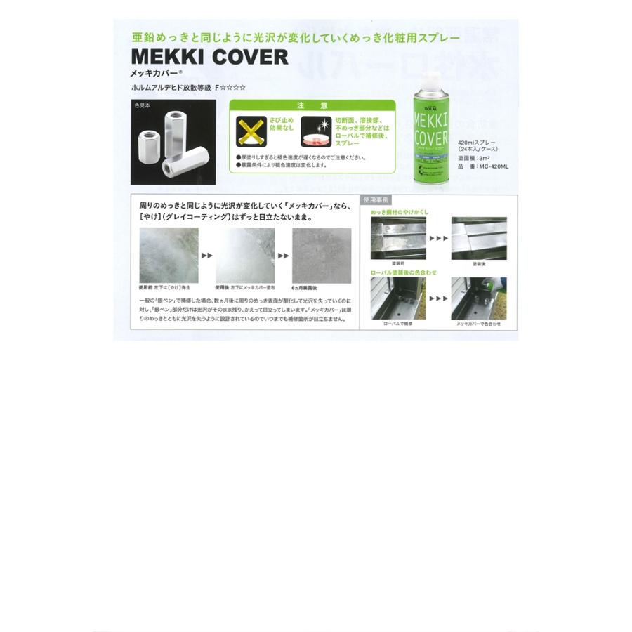 メッキカバースプレー MEKKI COVER 420ml【ローバル】 : PAINT AND 