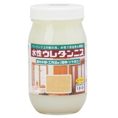 水性ウレタンニス 300ML 各色 【ロックペイント】 : PAINT AND TOOL