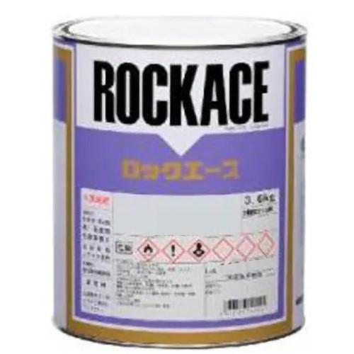 ロックエース グロスホワイト 079-1204 主剤のみ 3.6kg【ロック