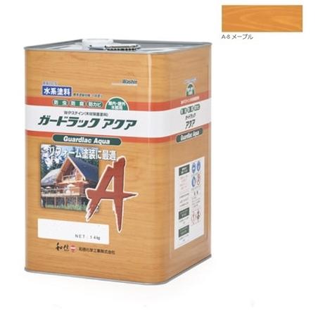 ガードラックアクア W・Pステイン メープル A-8 14K缶 【和信化学 