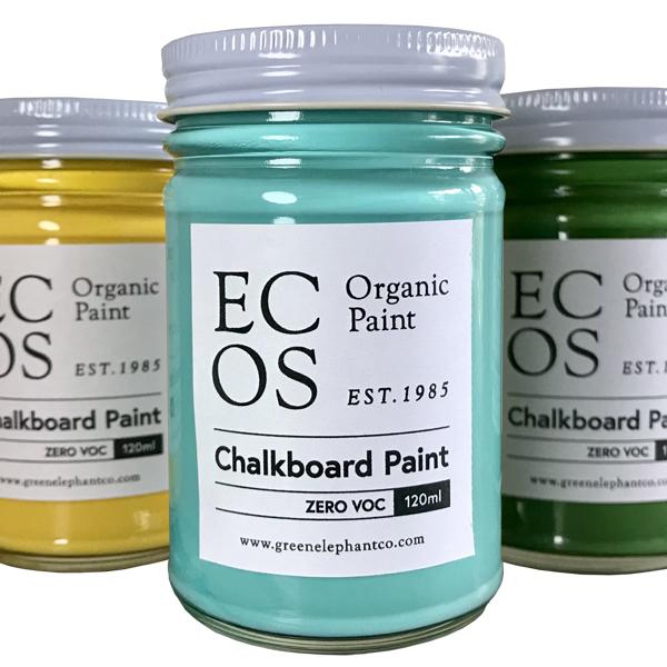 ECOS オーガニックチョークボードペイント 120ml 各色【ECOS】 eco100000012PAINT AND TOOL