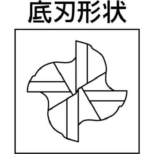 三菱　ＤＦＣシリーズ　ＣＶＤダイヤモンドコーティング（ＣＦＲＰ加工用・仕上用）（DFC4JCD1200）660-7217 【三菱マテリアル（株）】_1