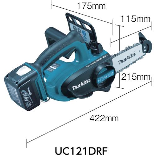 マキタ 充電式チェーンソー UC120DRF UC122DRF 充電式チェーンソー マキタ 18V バッテリー容量3Ah 長さ