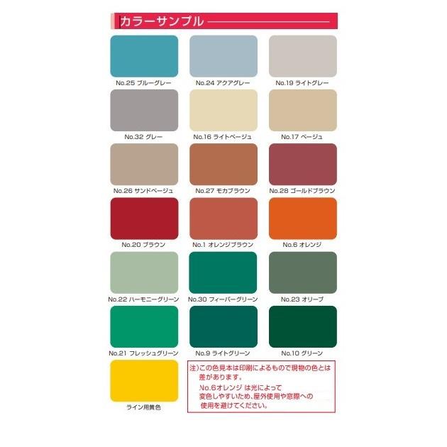 ボウジンテックス5000U 17kgセット No.23オリーブ【水谷ペイント 