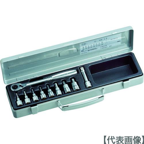 TONE ヘキサゴンソケットレンチセット 吋目 10pcs（HB3082